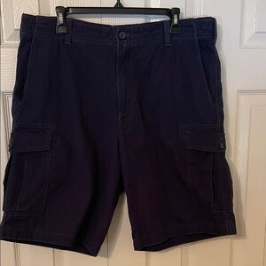 Izod Navy Cargo Shorts for Men